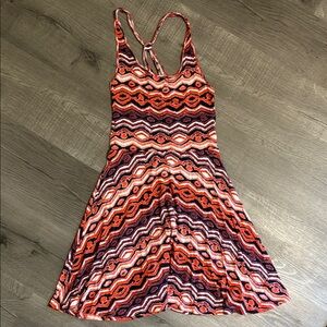 Vibrant BP Zigzag Patterned Dress